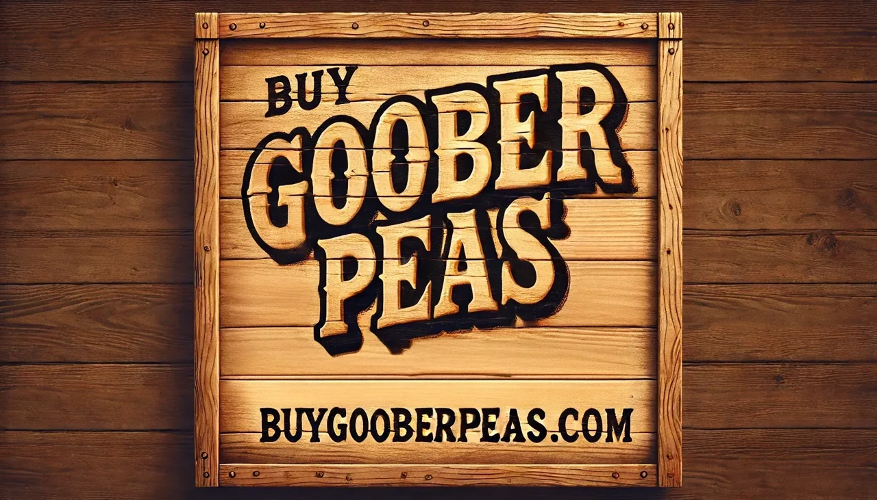 Goober Peas label artwork from the existing portfolio source assets